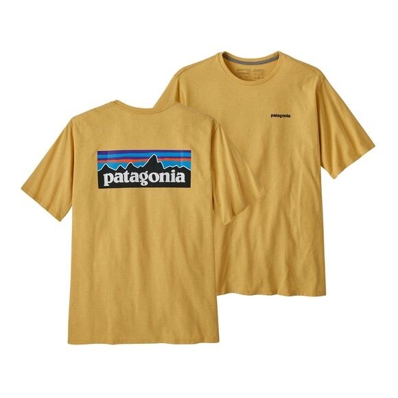 Patagonia Men's P-6 Logo Responsibili-Tee : Surfboard Yellow