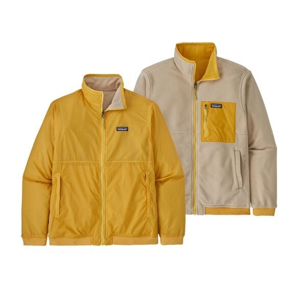 Patagonia Men's Reversible Shelled Microdini Jacket : Surfboard Yellow