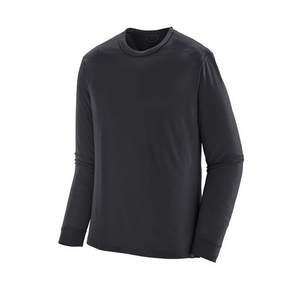 Patagonia Mens Long-Sleeved Capilene Cool Merino Shirt : Black
