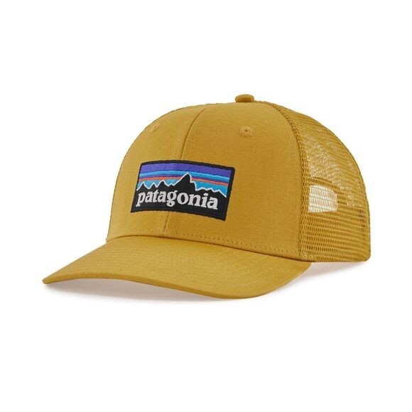 Patagonia P-6 Logo Trucker Hat : Cabin Gold