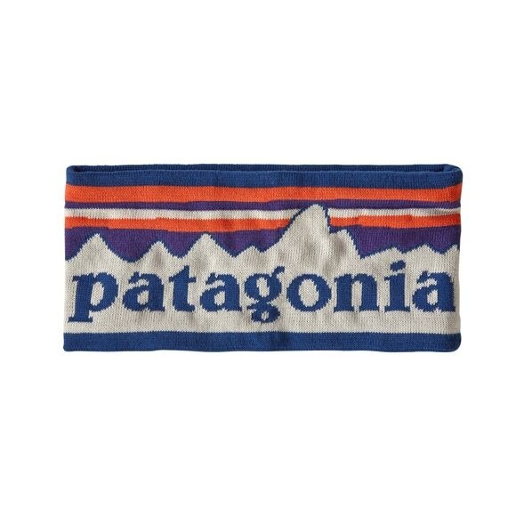 Patagonia Powder Town Headband : Fitz Roy Sunrise Knit: Birch White