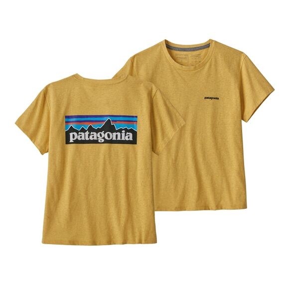 Patagonia Women's P-6 Logo Responsibili-Tee: Surfboard Yellow