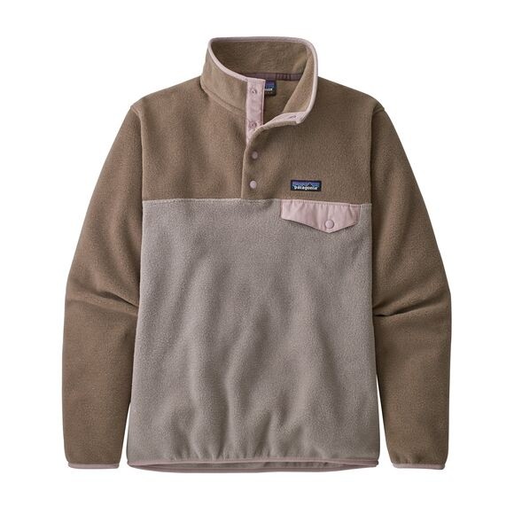 Patagonia Women's Lightweight Synchilla Snap-T Fleece Pullover: Furry Taupe 