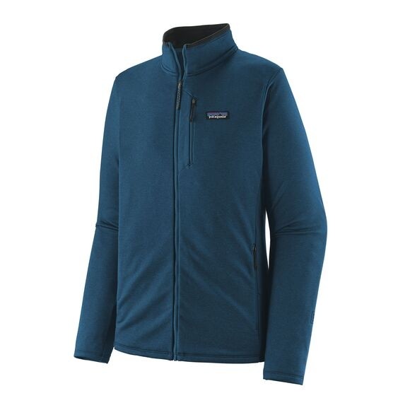 Patagonia Men's R1® Daily Jacket :  Lagom Blue - Tidepool Blue X-Dye