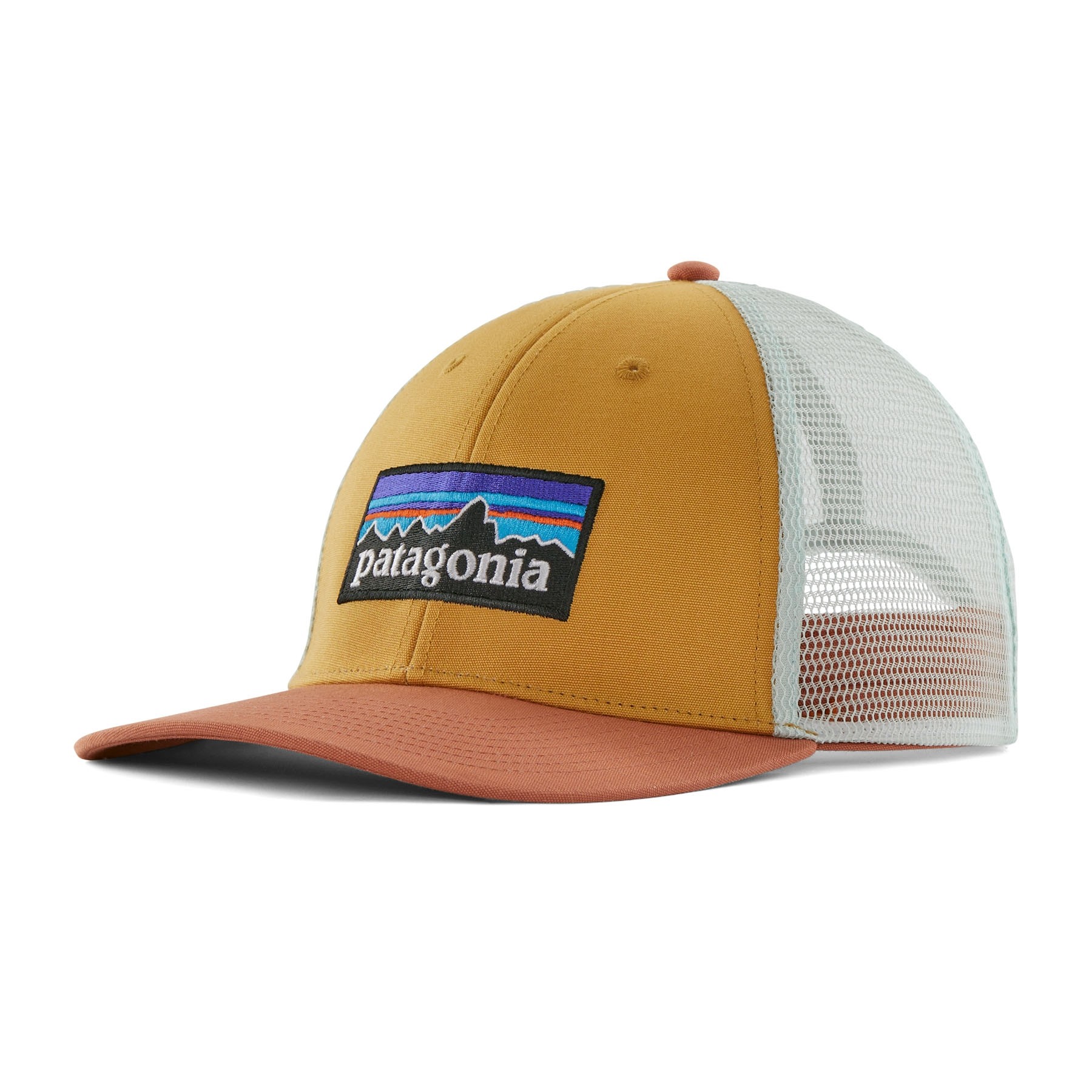 Patagonia P-6 Logo LoPro Trucker Hat :  Pufferfish Gold