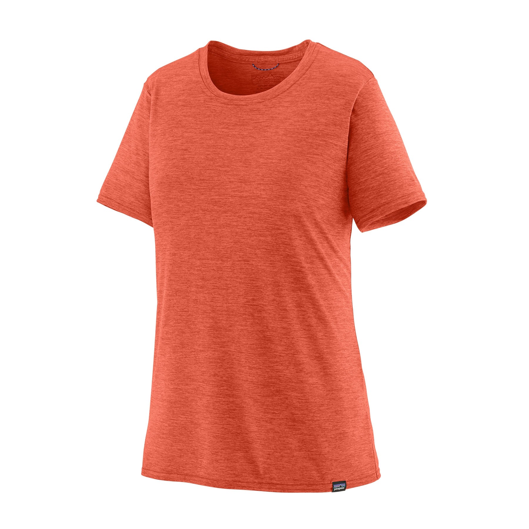 Patagonia Women's Capilene® Cool Daily Shirt : Evening Mauve : Pimento Red - Coho Coral X-Dye