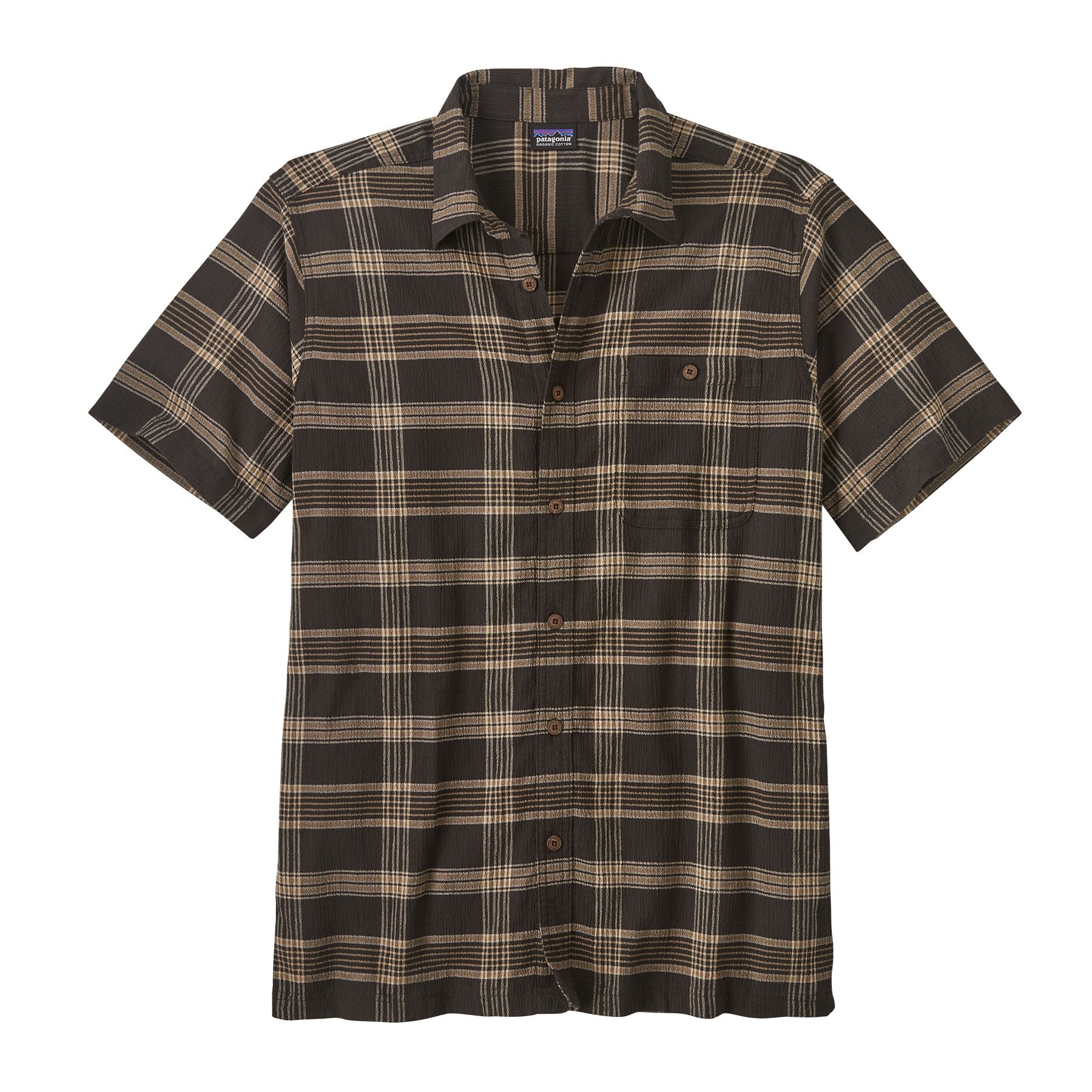 Patagonia Men's A/C® Shirt : Paint Plaid: Discovery: Ink Black