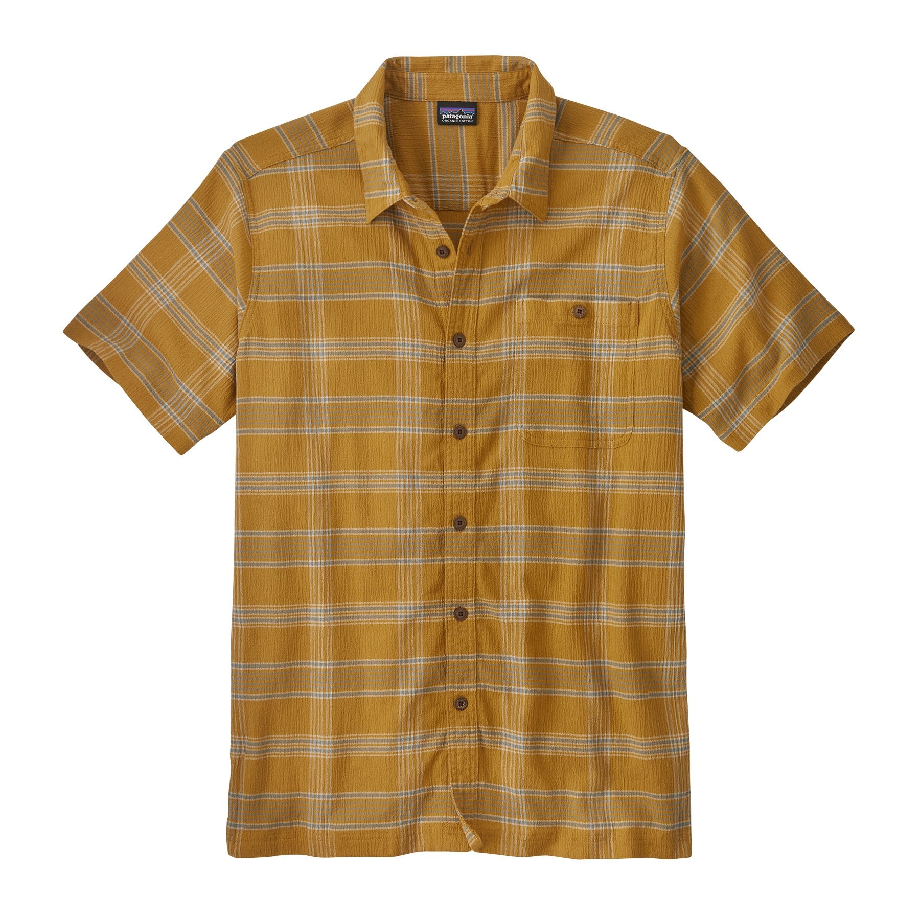 Patagonia Men's A/C® Shirt : Paint Plaid:  Discovery: Pufferfish Gold