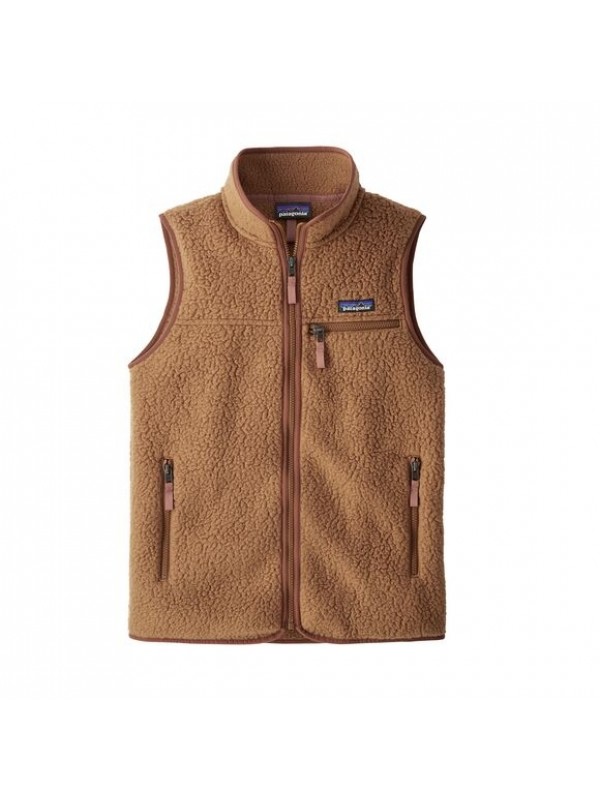 Retro Pile Fleece Vest : Bence Brown 