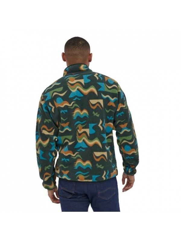 Fleece Pullover : Arctic Collage 