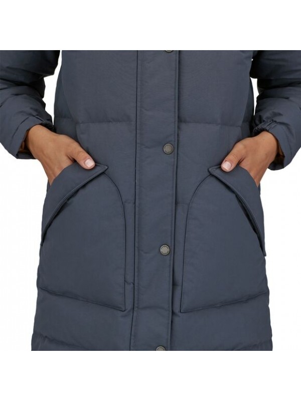 Patagonia Women's Downdrift Parka Smoulder Blue Naked Ape